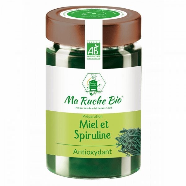 Miel et spiruline (antioxydant)- 250 g