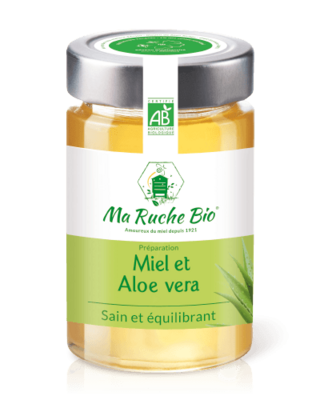 Miel et Aloé Véra ( sain et équilibrante)- 250 g