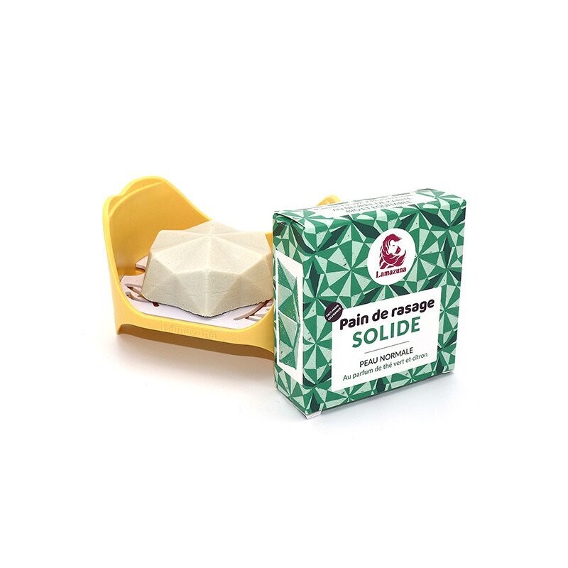 Pack organisateur et pain de rasage - naturel et végane, sans huile essentielle - 55 ml
