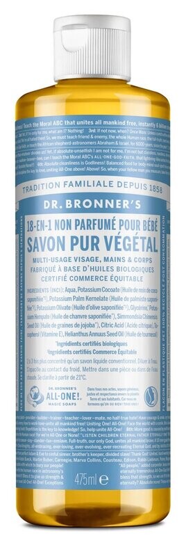 Savon liquide non parfumé pour bébé 475 ml