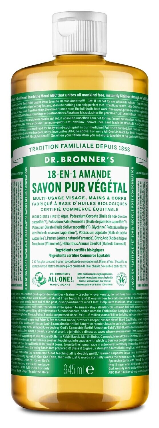 Savon liquide amande 945 ml