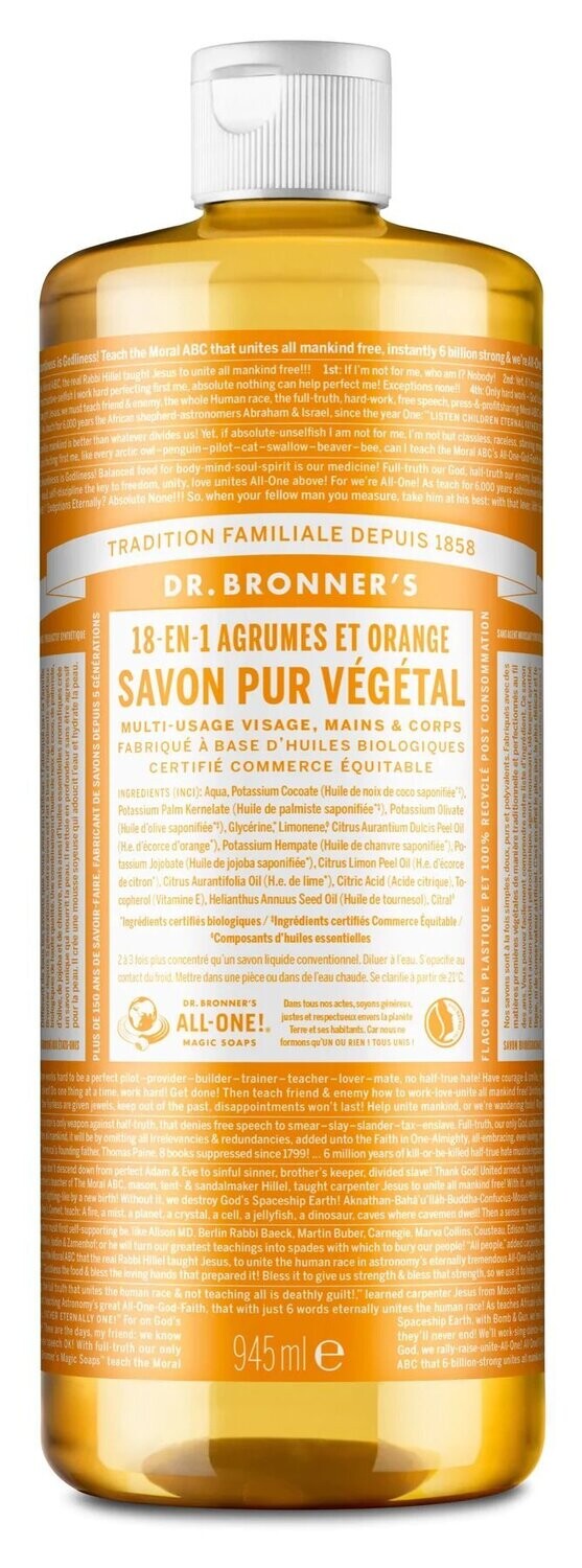 Savon liquide agrumes et orange 945 ml