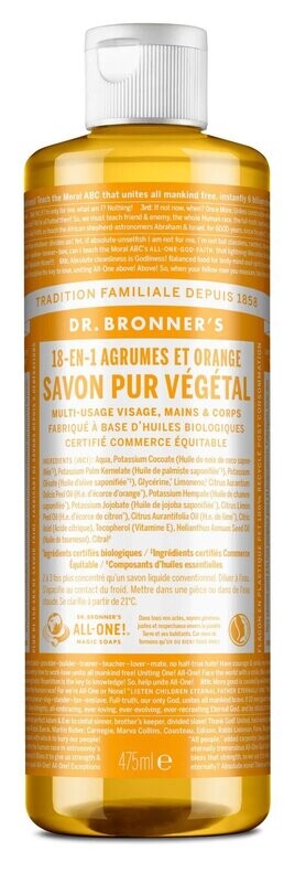 Savon liquide agrumes et orange 475 ml