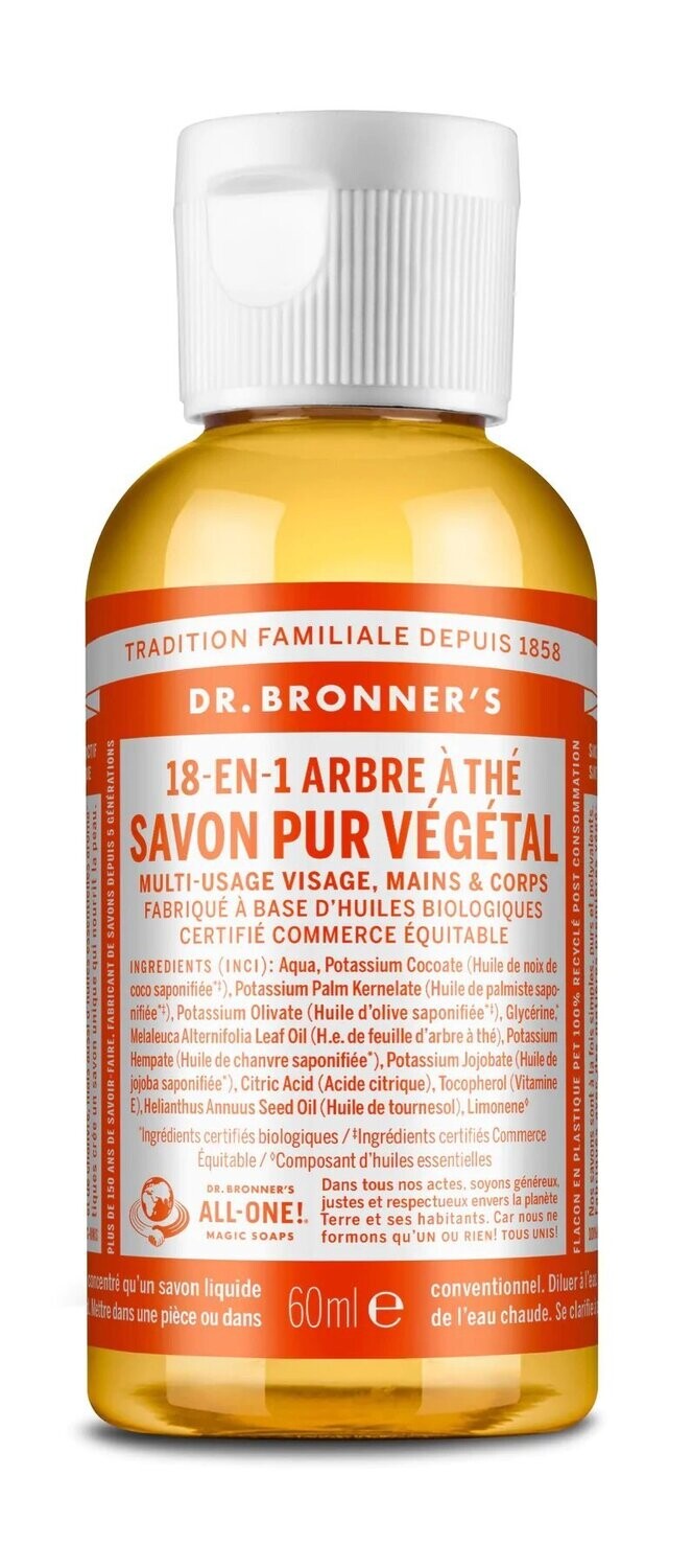 Savon liquide arbre à thé 60 ml