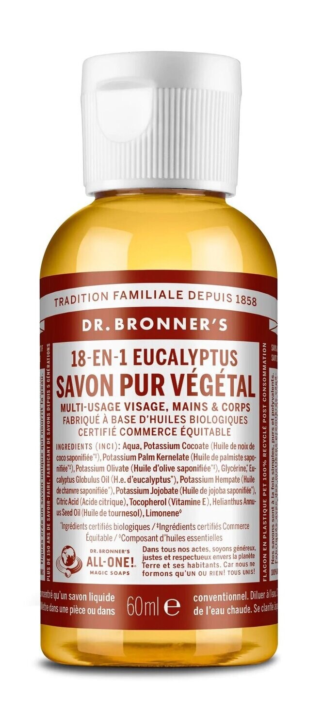 Savon liquide eucalyptus 60 ml