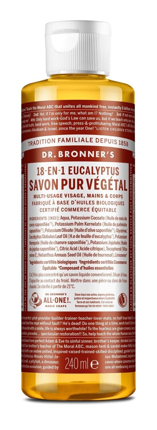 Savon liquide eucalyptus 240 ml