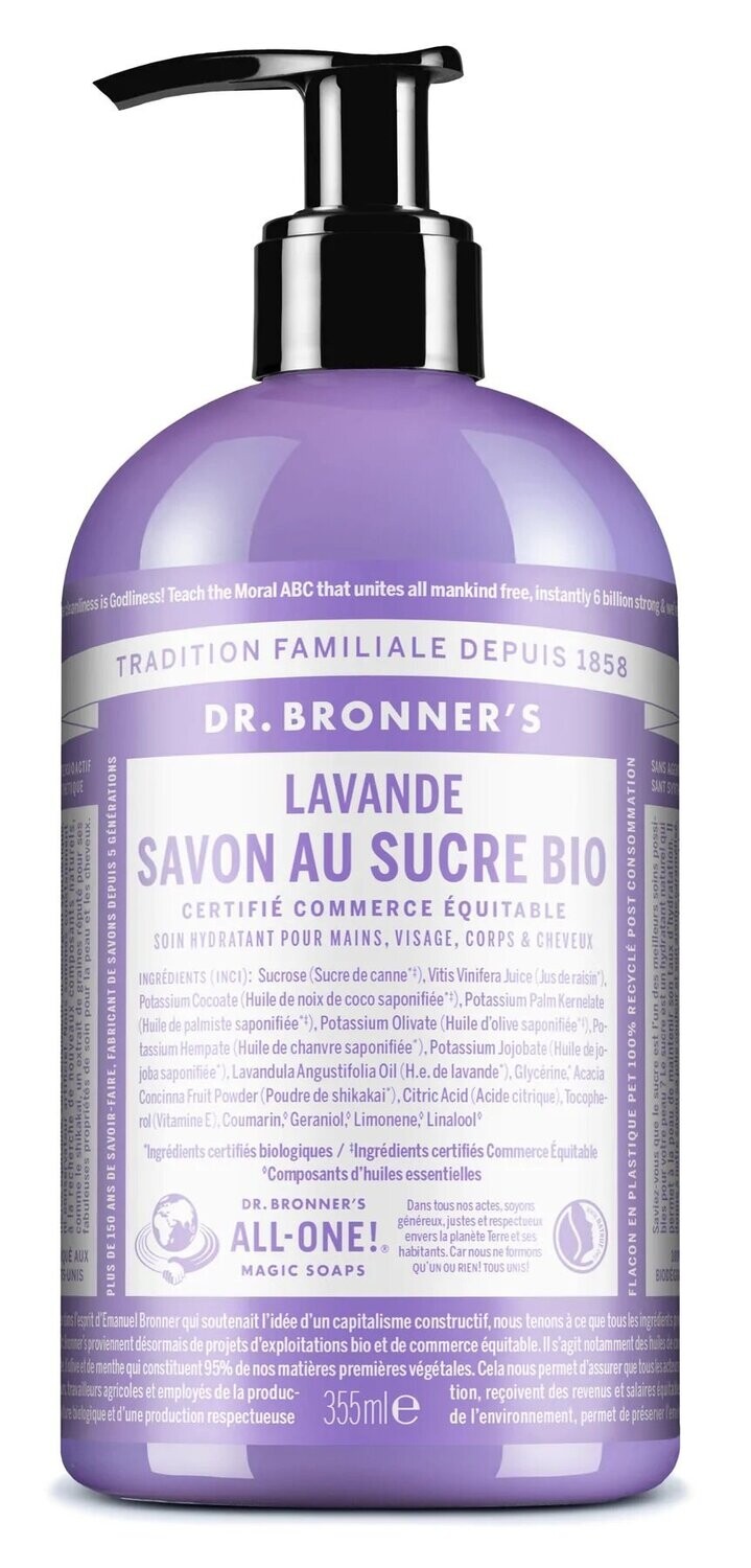 Savon liquide lavande flacon-pompe 355 ml