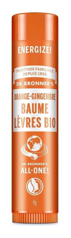 stick à lèvres  orange et gingembre