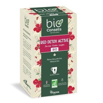 INFUSION RED DETOX ACTIVE BIO- 20 sachets