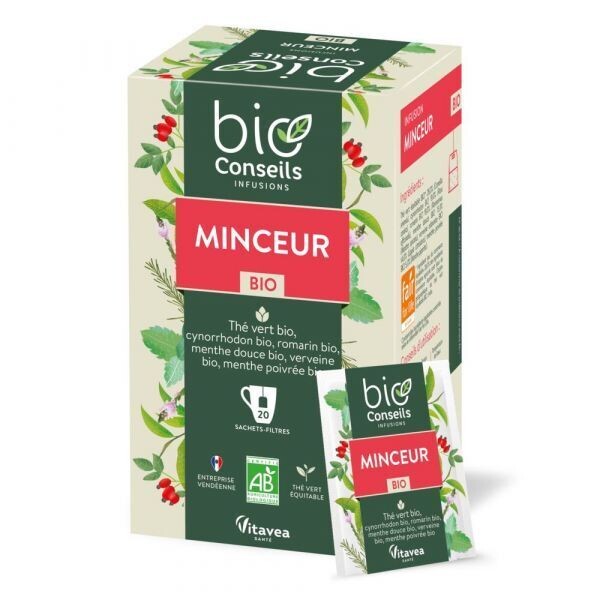 INFUSION MINCEUR BIO- 20 sachets