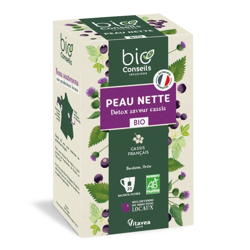 INFUSION PEAU NETTE BIO- 20 sachets