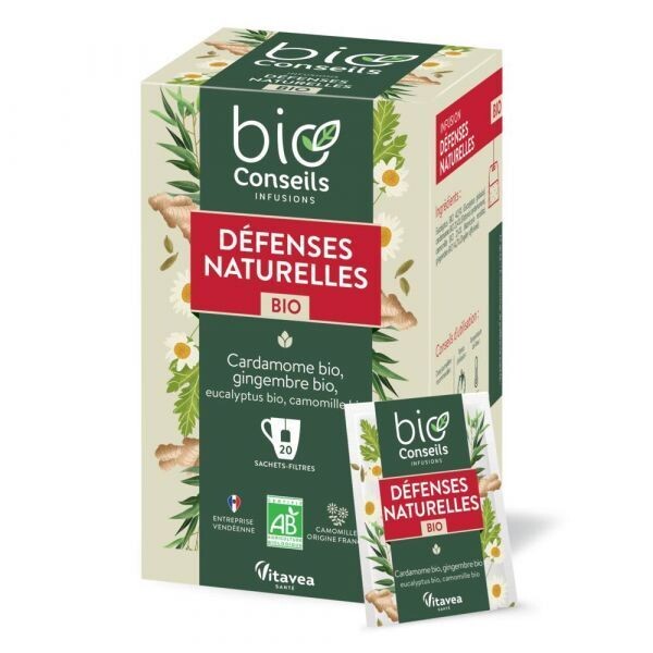 INFUSION DEFENSES NATURELLES BIO- 20 sachets