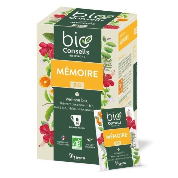 INFUSION MEMOIRE BIO- 20 sachets