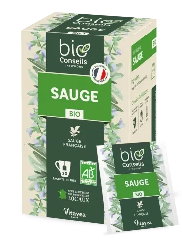 INFUSION SAUGE BIO- 20 sachets