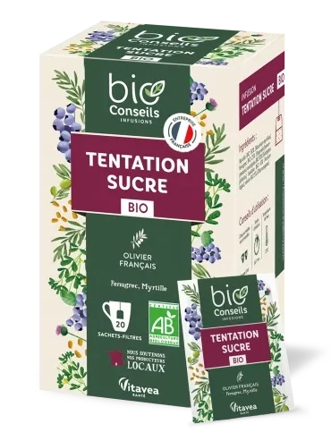 INFUSION TENTATION SUCRE BIO- 20 sachets