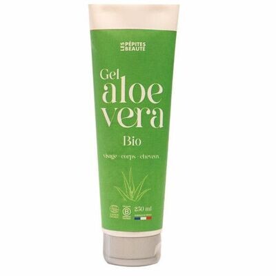 Gel d'Aloe Vera apaisant visage, corps et cheveux - 250 ml