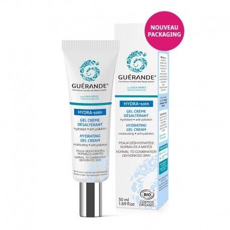 GEL CRÈME DÉSALTÉRANT : PEAUX NORMALES À MIXTES
Hydratant - Anti-pollution
Tube airless 50ml