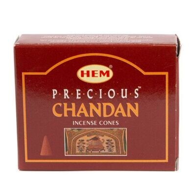 Cônes d’Encens – HEM – Precious Chandan (1 paquet)