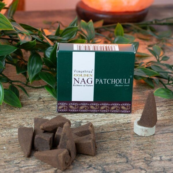 Cône Encens  - GOLDEN NAG  Patchouli