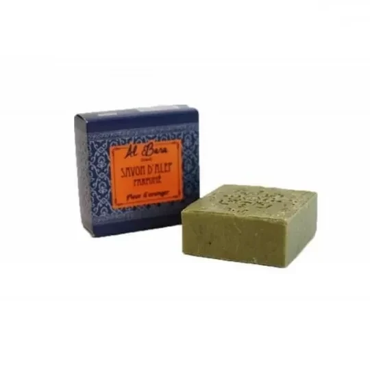 SAVON D'ALEP FLEUR D'ORANGER 100G