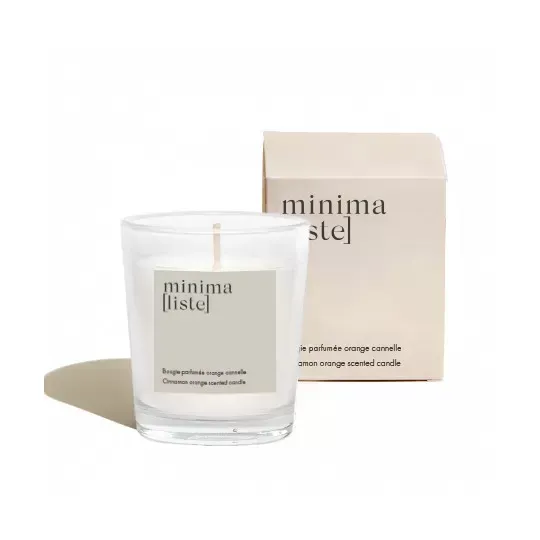 MINIMA[LISTE] BOUGIE PARFUMEE ORANGE CANNELLE 70G