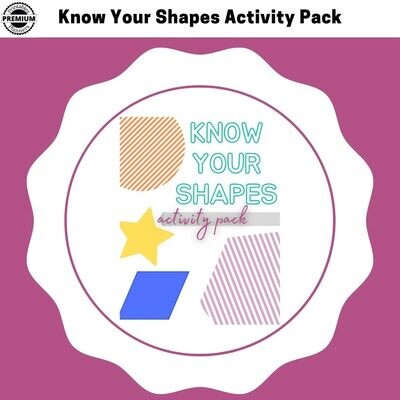 Know Your Shapes Activity Pack