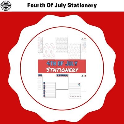 Fourth Of July Stationery