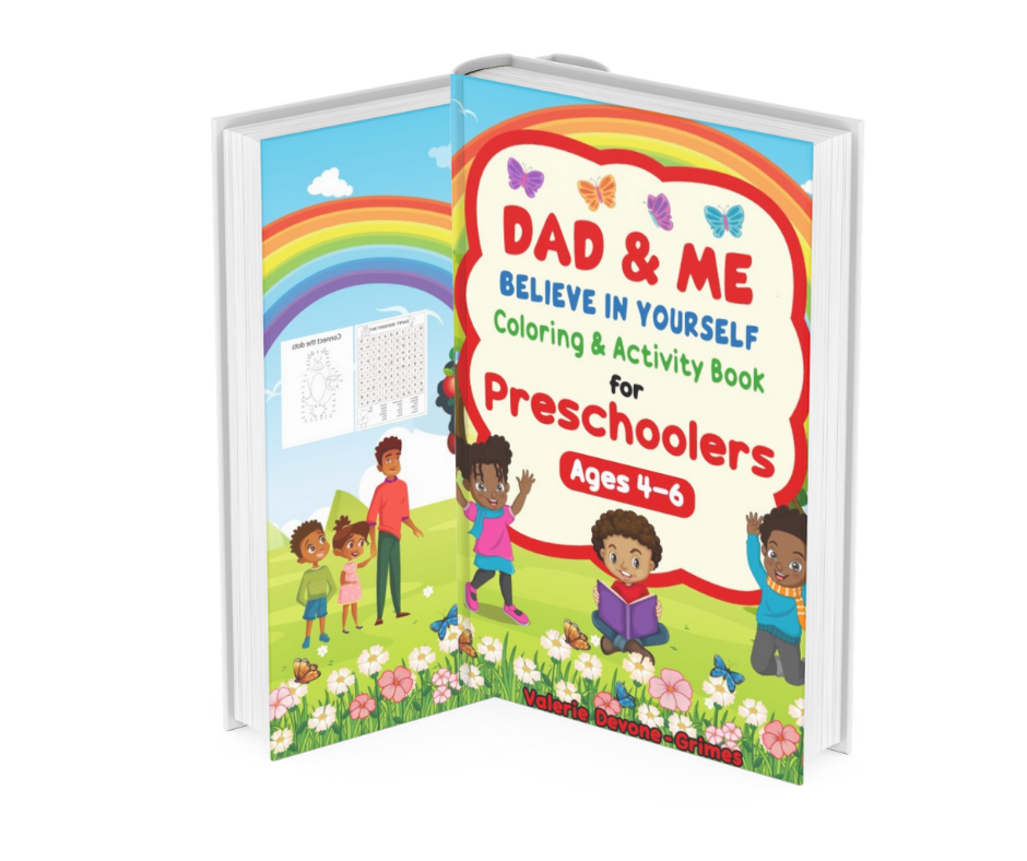 DAD &amp; ME (Believe in Yourself) Activity and Coloring Book