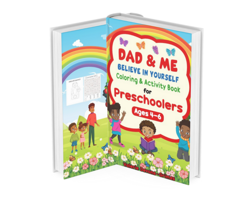 DAD &amp; ME (Believe in Yourself) Activity and Coloring Book