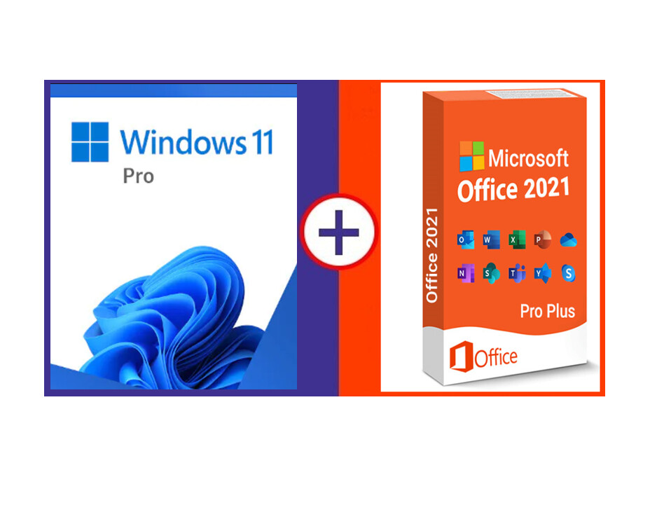 Windows 11 pro a vita + Office 2021 validità a vita, installazione pulita e attivazione licenza
