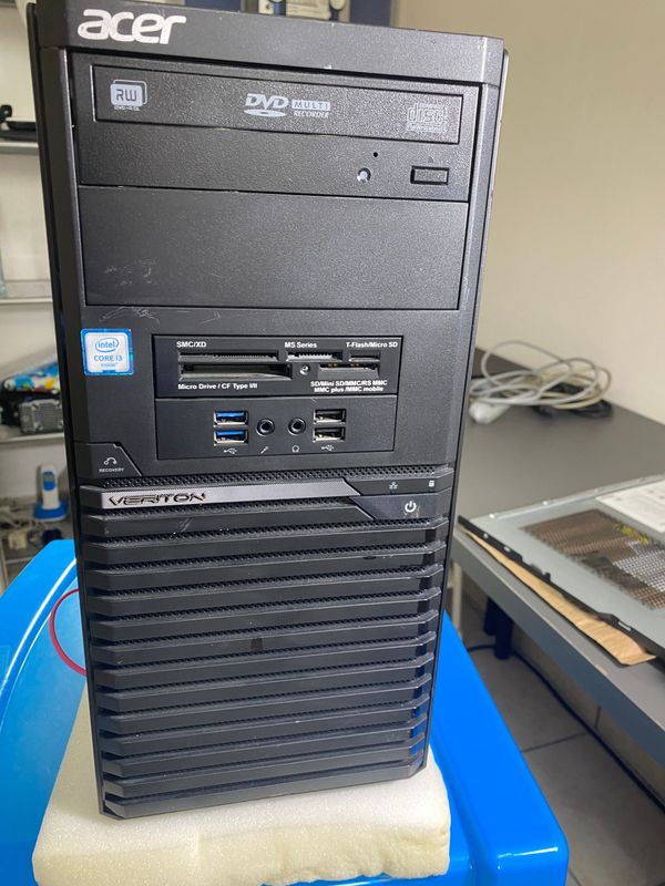 Pc fisso Acer, core i3, SSD, RAM 8 gb (ricondizionato) + office in regalo