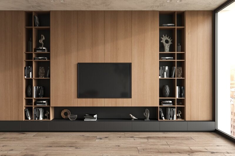 Anbauwand b. 38 cm Tiefe je angef. m