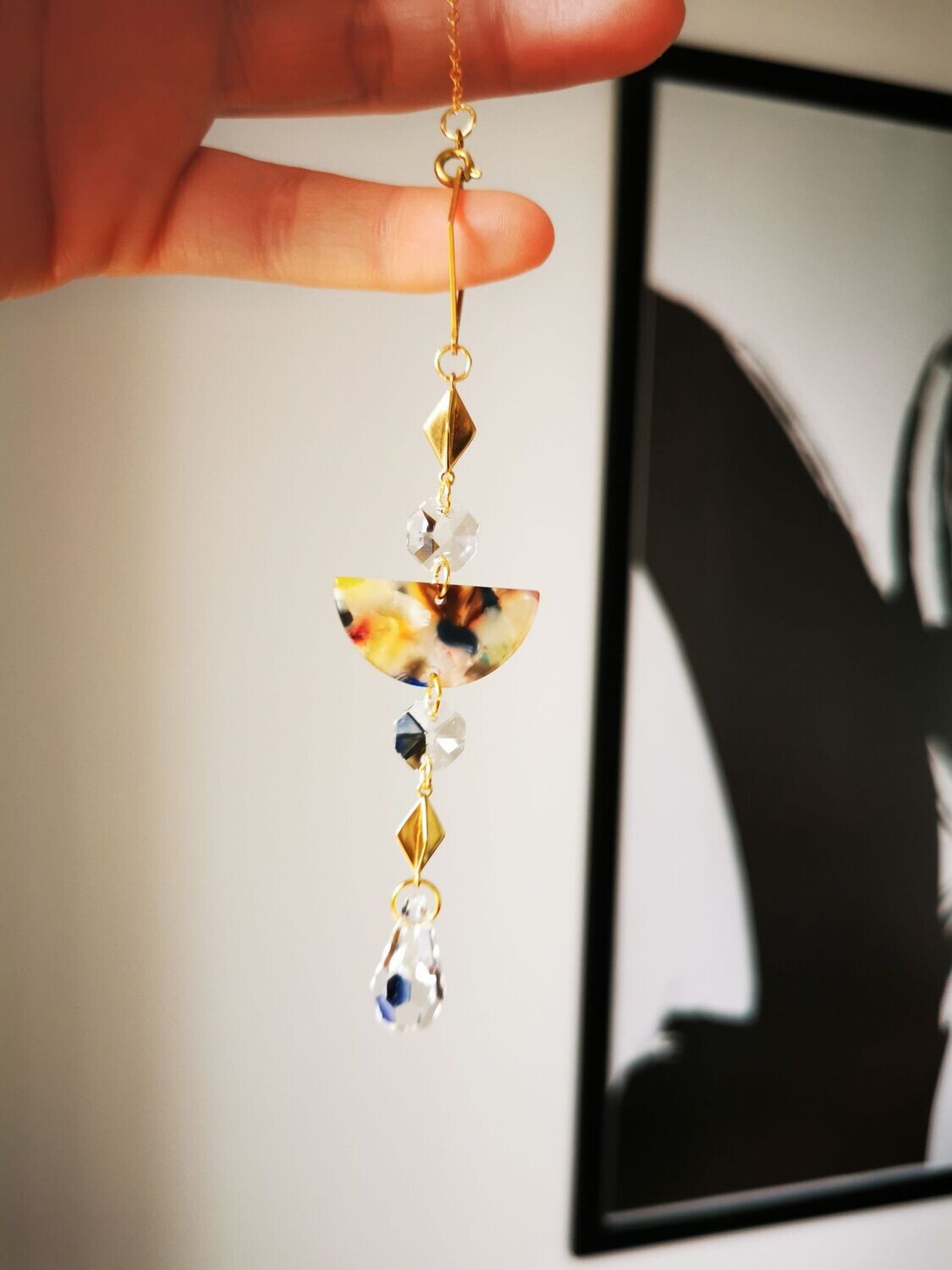 Suncatcher Mini - Spring Sonnenfänger mit Regenbogenkristallen