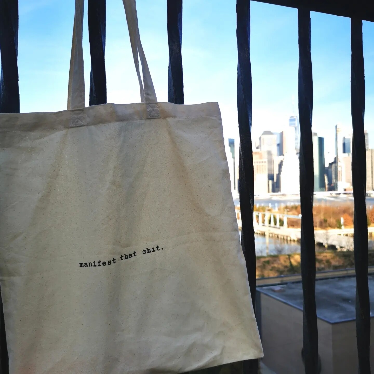 Jutebeutel manifest that shit. 