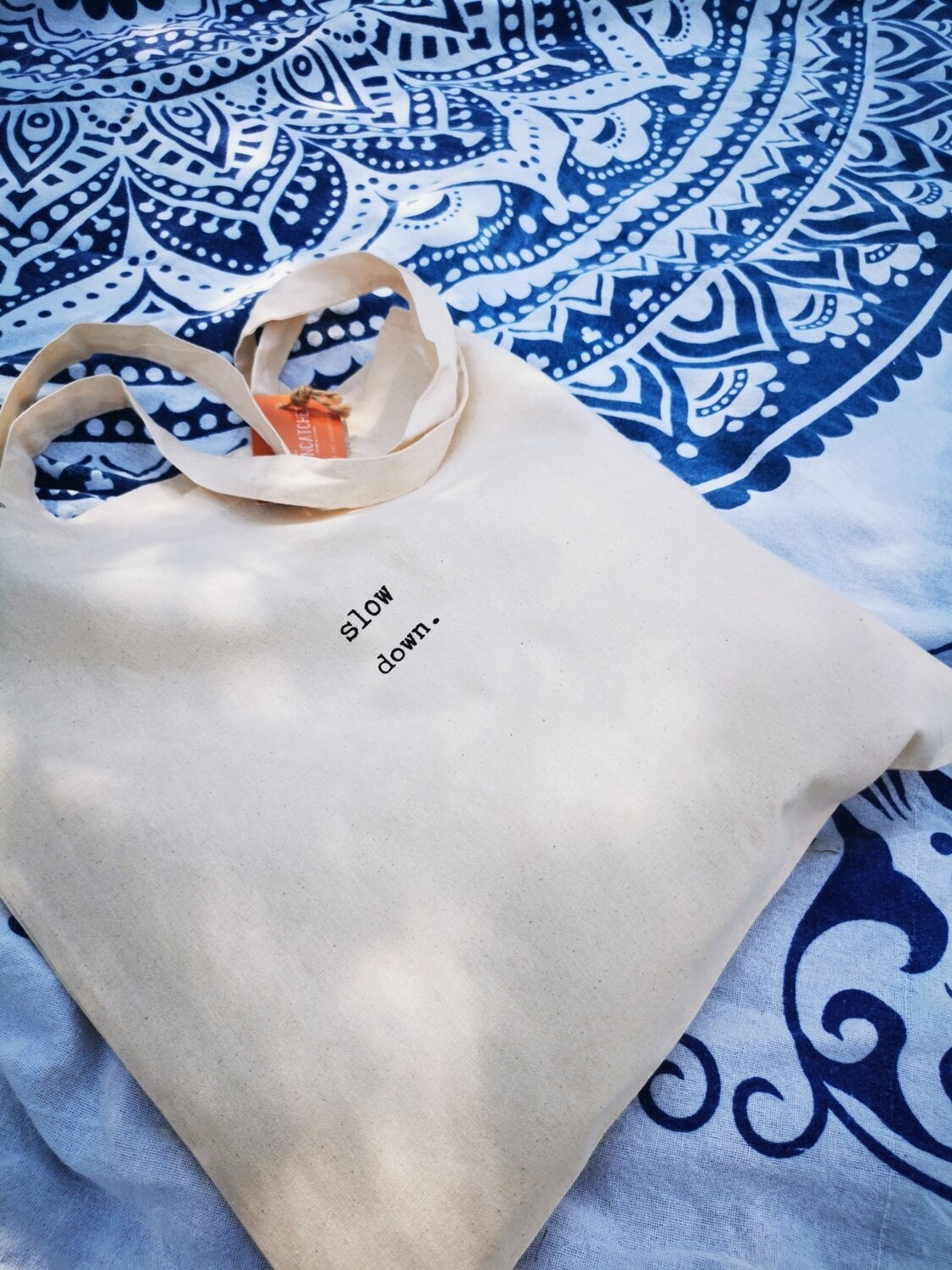 Jutebeutel slow down. 