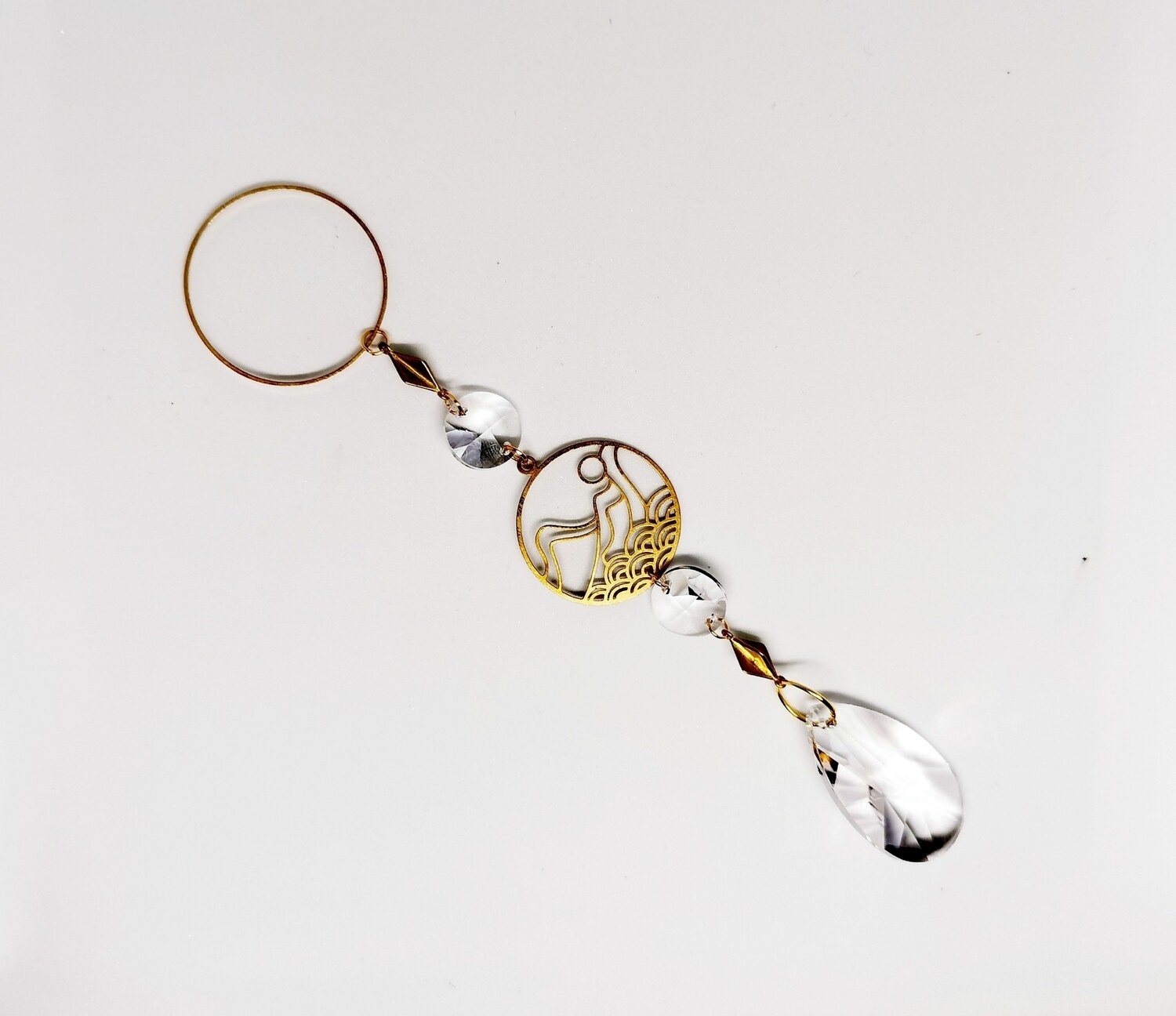 Suncatcher small Mountain - Sonnenfänger mit Regenbogenkristallen