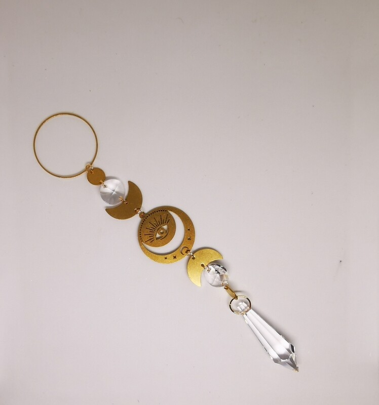 Suncatcher Medium - Mystic moon Sonnenfänger mit Regenbogenkristallen