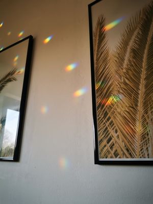 Suncatcher small - Mystic Moon Kette Sonnenfänger mit Regenbogenkristallen zum Hängen fürs Fenster