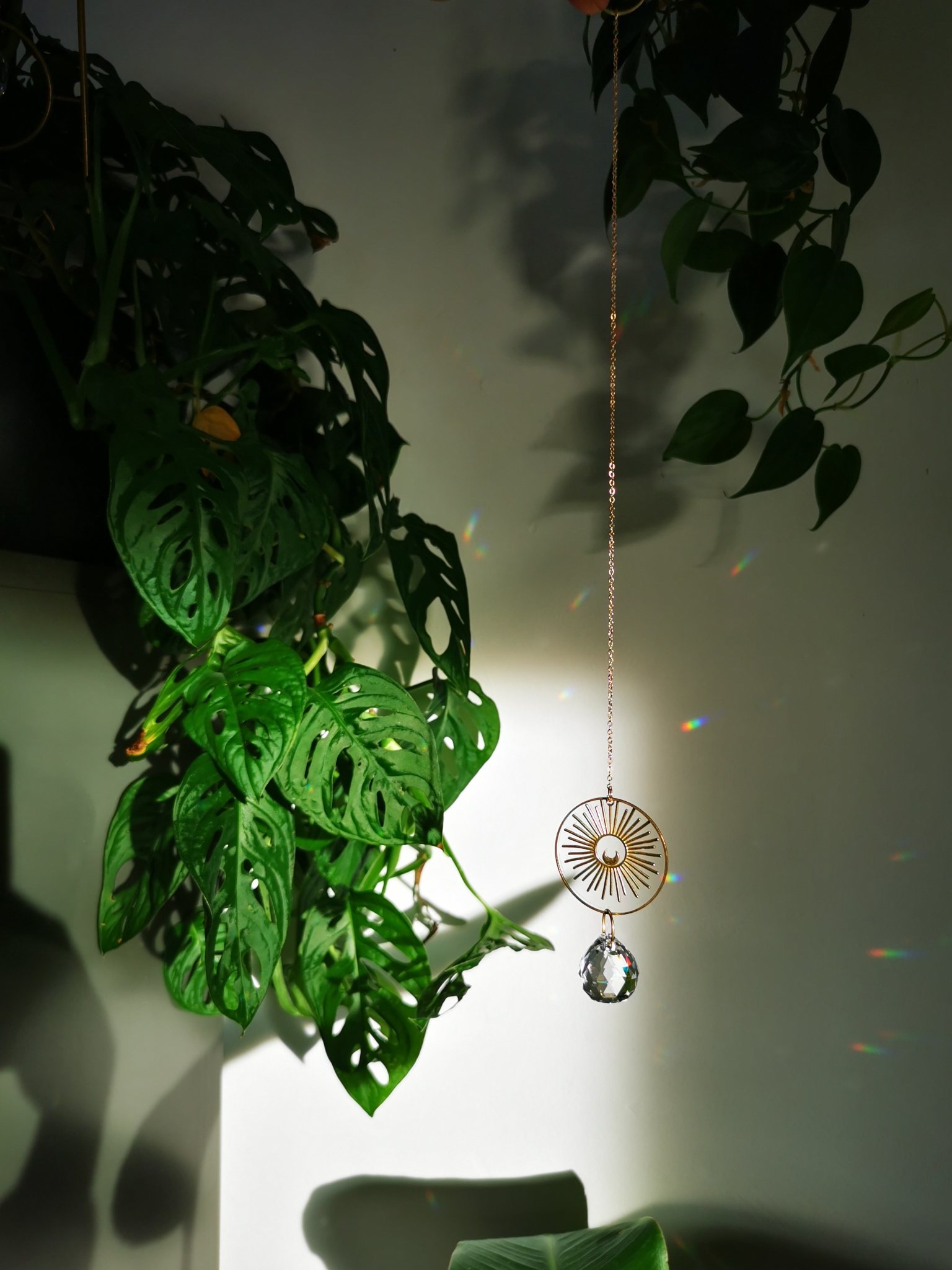 Suncatcher small - Moonshine  Sonnenfänger mit Regenbogenkristallen