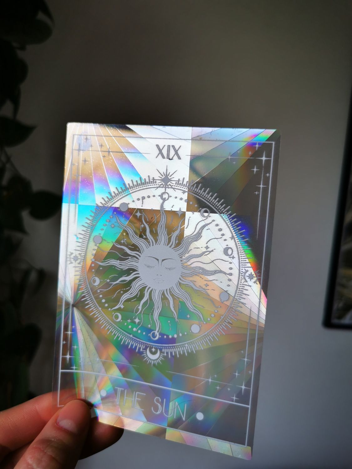 The Suncatcher Regenbogen Fenster Sticker Tarot The Sun