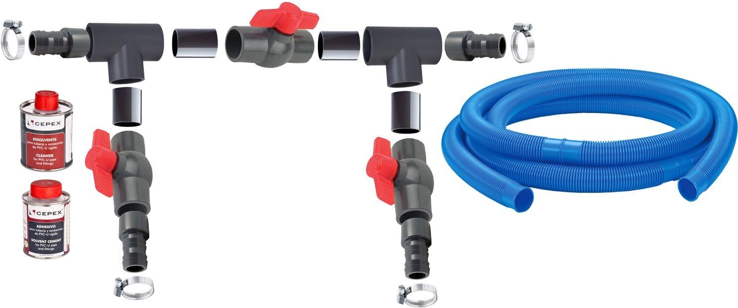 Bypass Basis für Wärmepumpe