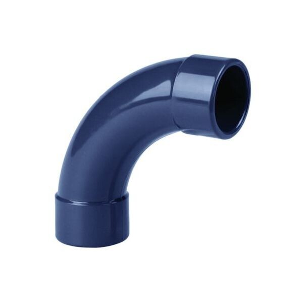 4 STK PVC Bogen 90° Ø50mm PN16 4 STK PVC Bogen 90° Ø50mm PN16