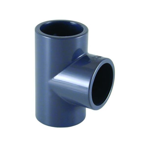 5Stk PVC 90° T-Stück Ø50mm