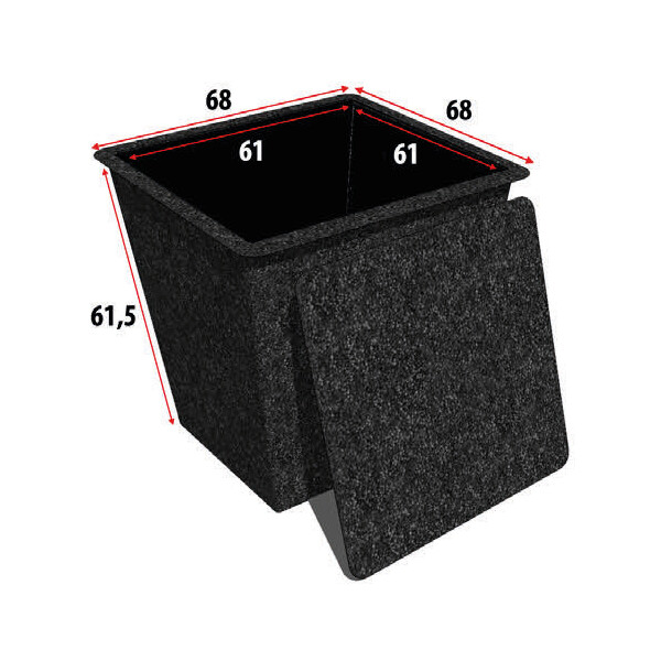 Pumpenschacht + Deckel 68 x 68 x 61,5cm Pumpenschacht + Deckel 68 x 68 x 61,5cm