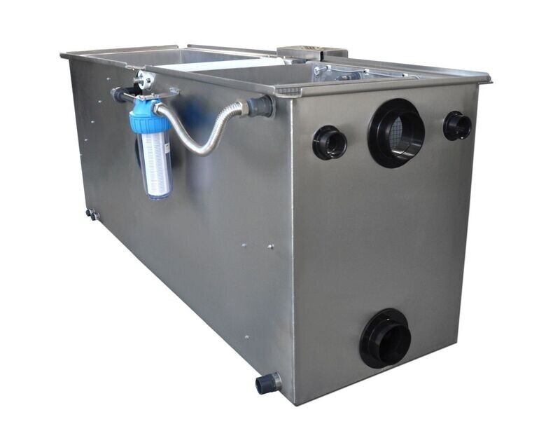 Endlosbandfilter mit integrtierter Biokammer Endlosbandfilter mit integrtierter Biokammer