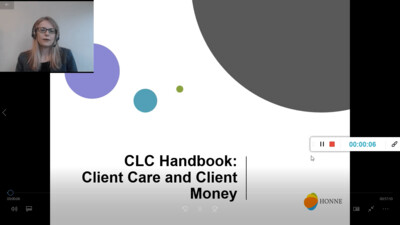 CLC Client Care and Client Money - Video and Materials