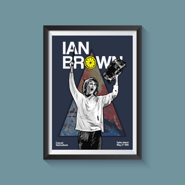 Ian Brown - Spike Island A4 Print