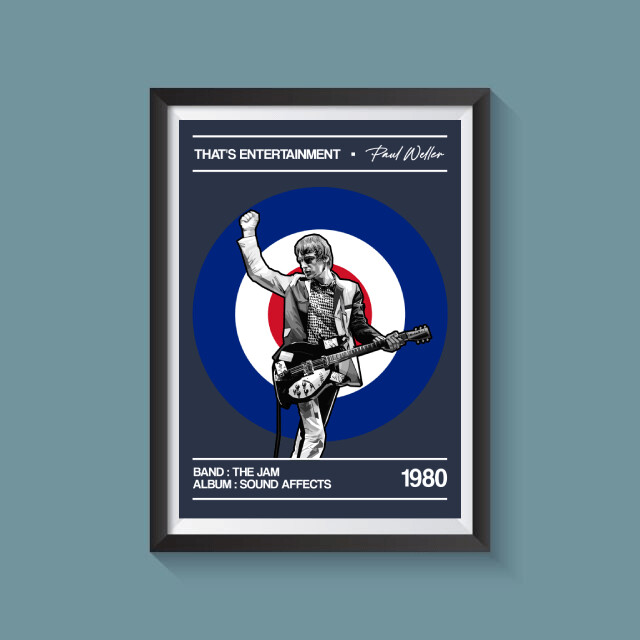 Paul Weller - That's Entertainment A4 Print