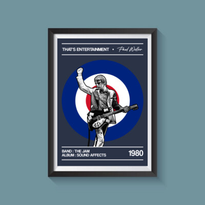 Paul Weller - That's Entertainment A4 Print