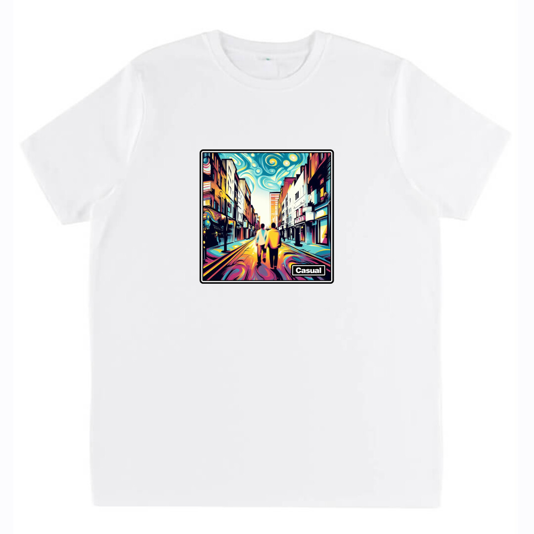 What's the Story - Psychedelic T Shirt, COLOUR: WHITE